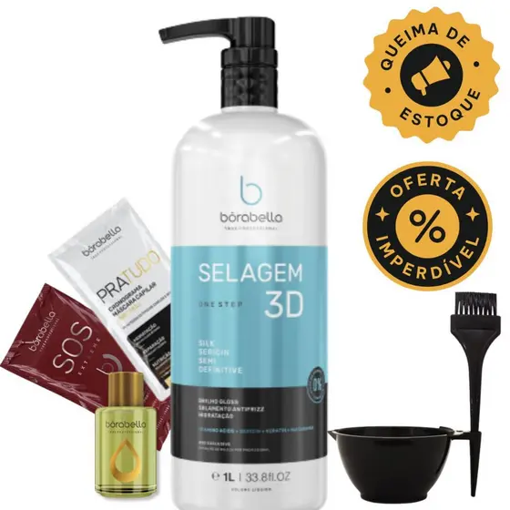 Selagem Silk Sericin Borabella 3D 1L