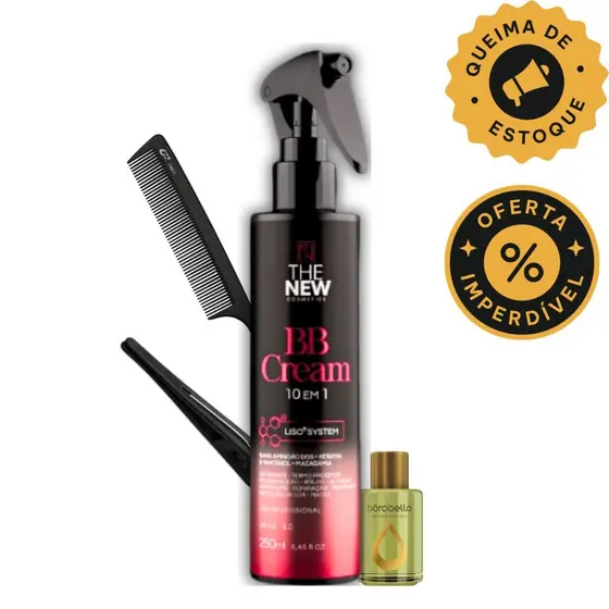 Finalizador Termo Protetor 10 em 1 BB Cream 240ml THE NEW