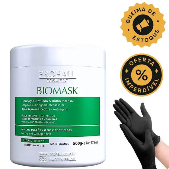 PROHALL Mascara Biomask Teia 500g Pro Hall