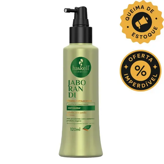 Haskell Jaborandi tônico fortalecedor antiqueda 120ML