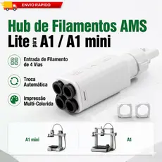 KIT 1, 2, 3 Hub AMS Lite para A1 e A1 Mini – Peça Reserva, Reposição Original, Oficina