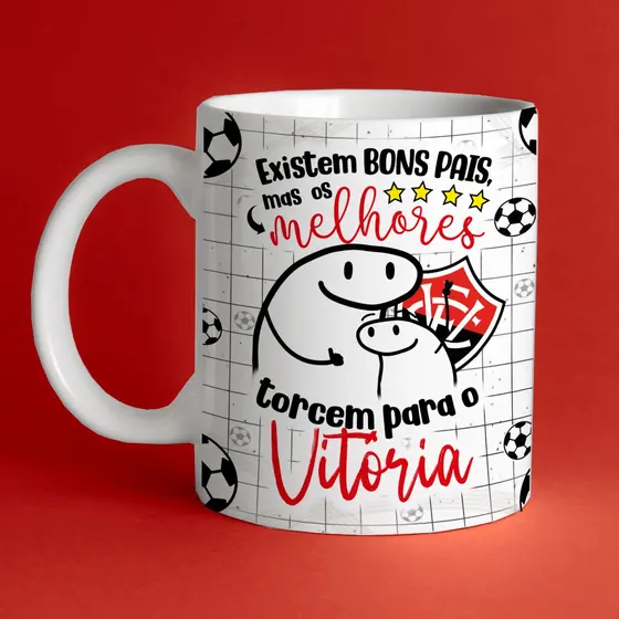 Caneca de Porcelana Personalizada 325ml Time Vitória