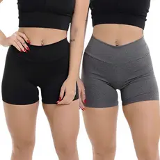 Short Legging Feminino Meia Coxa Suplex Bermuda Academia Zero Transparência