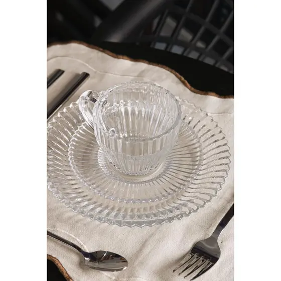 4 Xícaras de Chá Wolff Imperatriz de Cristal 220ml