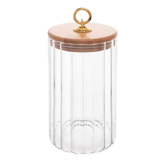 Porta Mantimento de Vidro Wolff Classic com Tampa 850ml