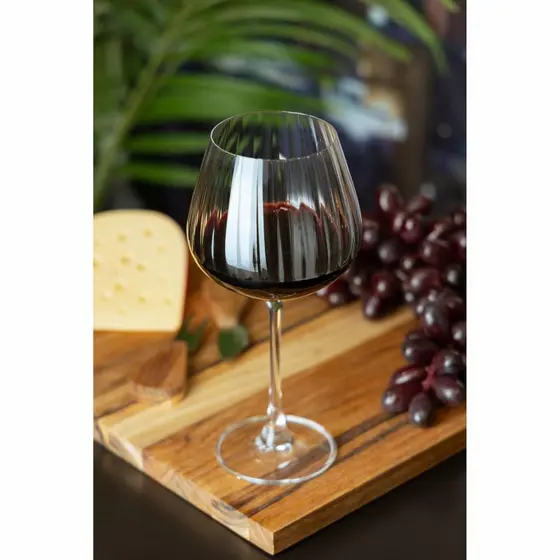 6 Taças de Vinho Wolff Columba Optic de Cristal 640ml