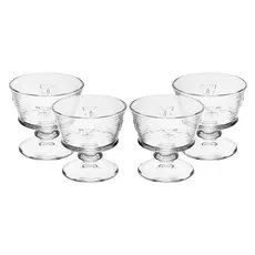 4 Taças para SobremesaLines Butterfly 240ml Vidro - Wolff