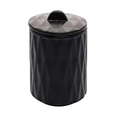 2 Peças para Banheiro Lyor Deli Diamond de Cerâmica Preto