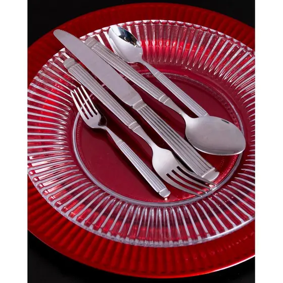 Faqueiro 30 Peças Lyor Grécia de Aço Inox