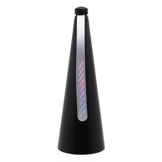 Ventilador Repelente de Mesa 25cm Preto Plástico Lyor para Afastar Insetos Mosquitos Uso Casa Escritório Quarto Cozinha