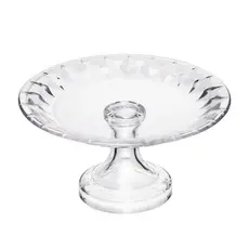 Prato com Pé Diamond 18,5cm x 9,5cm Cristal Lyor