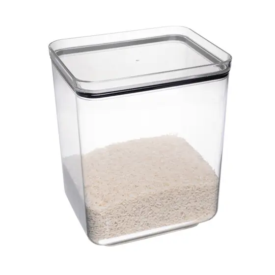 Pote Hermetico Lyor My Box de Poliestireno 5,5L para Mantimentos Alimentos Cozinha Organização e Armazenamento Qualidade