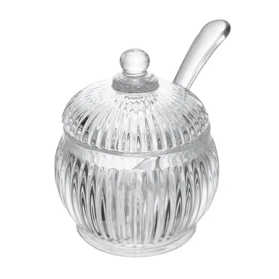 Açucareiro Lyor Renaissance 7cm x 9,5cm Cristal