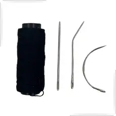 Kit Entrelace Para Mega Hair 3 Agulhas + 1 fio de Linha 10 m