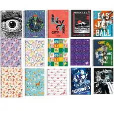 CADERNO 12 MATERIAS 192 FOLHAS JANDAIA MASCULINO E FEMININO