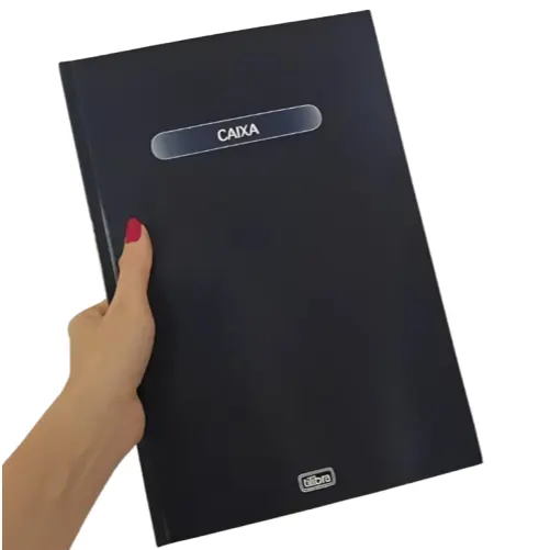 LIVRO CAIXA GRANDE 100 FOLHAS CAPA DURA 218MM x 319MM TILIBRA OFICIO