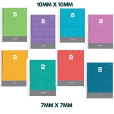 CADERNO QUADRICULADO 96 FOLHAS DE 10MM E 7MM JANDAIA