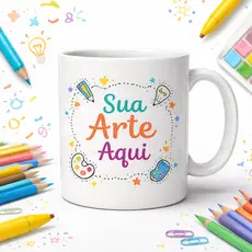 Caneca 325ml Personalizada com foto/ xicara para presente  ( Porcelana Premium)