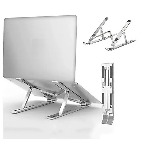 Laptop Suporte Base Notebook Tablet Alumínio Dobrável Portátil