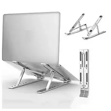 Laptop Suporte Base Notebook Tablet Alumínio Dobrável Portátil