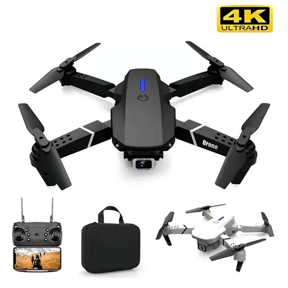 Mini Drone A15 Pro WIFI FPV Com Câmera RC Toy 4K Quadcopter Dobrável Em Ângulo HD