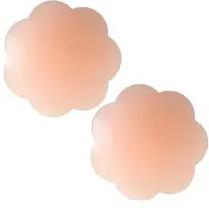 Par Protetor De Mamilo Weemsbox Tapa Bico do Seio Aréola Flexível Silicone Reutilizável Lavável Adesivo Flor