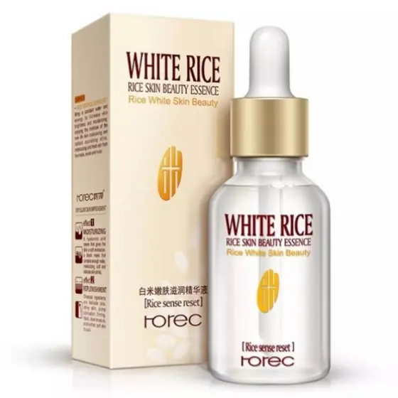 Soro de Arroz Branco Essência de Beleza para Pele de Arroz