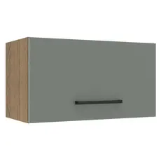 Armário de Cozinha Aéreo 60 cm 1 Porta Basculante Rustic/Cinza Agata Madesa