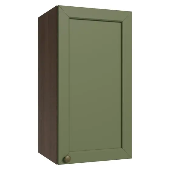 Armário Aéreo 35 cm 1 Porta Rustic/Verde Vik Madesa