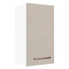 Armário de Cozinha Aéreo 35 cm 1 Porta Branco/Crema Agata Madesa