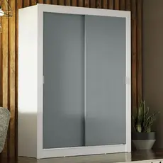 Guarda-Roupa Solteiro Madesa Denver 2 Portas de Correr B