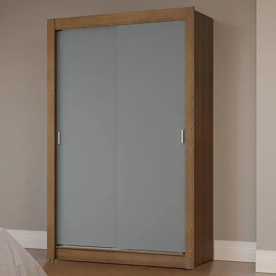 Guarda-Roupa Solteiro 2 Portas de Correr Milano Madesa