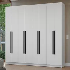 Guarda-Roupa Casal 8 Portas Batentes Netuno Madesa B