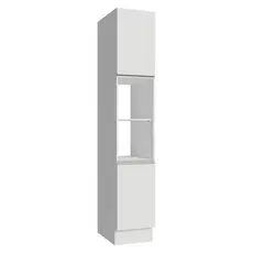 Paneleiro 40 cm 2 Portas e 2 Nichos Branco Glamy Madesa