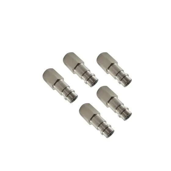 KIT com 5 PINOS ADAPTADOR SÉRIE 200 FÊMEA ROSCA 1/4"
