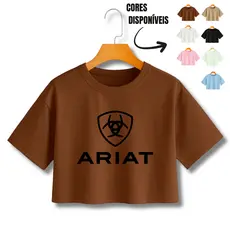 BLUSA CROPPED FEMININO ROUPA RODEIO COUNTRY ARIAT MODA CAVALO
