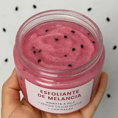 Esfoliante de Melancia com Açúcar – Remove Células Mortas com Doçura e Frescor