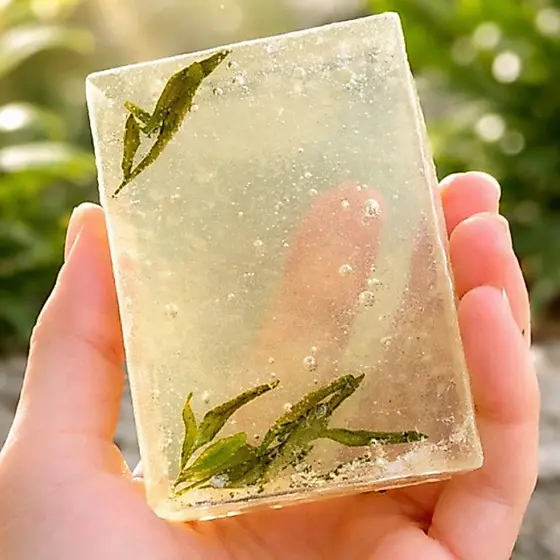 🧼 Sabonete Artesanal de Sal Grosso com Arruda – 90g