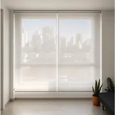 Kit 2 Persianas Rolo Tela Solar 3% – Reduz Calor, ajuste da claridade, privacidade - sala, quarto