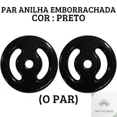 Anilha Emborrachada de 1Kg a 5Kg P/ Academia Promoção