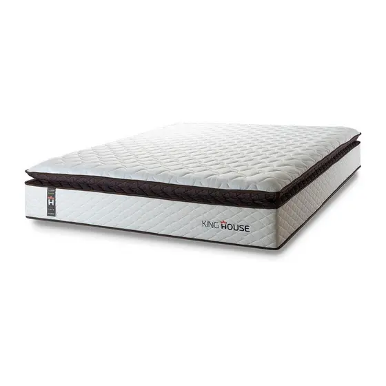 Colchão Espuma D33 San Diego King 193x203x29 Branco