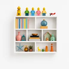 ARMARIO PRATELEIRA NICHO 80X60CM BRANCO ESTANTE CUBO MULTIFUNCIONAL PARA LIVROS, DECORAÇÃO E ORGANIZAÇÃO
