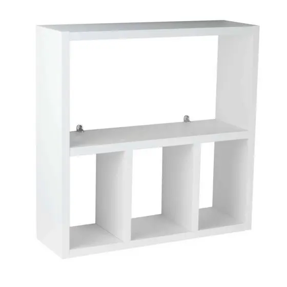 NICHO PRATELEIRA SUPORTE DE BANHEIRO 50x40x12CM MDF BANHEIRO MULTIUSOS ARMARIO ESTANTE