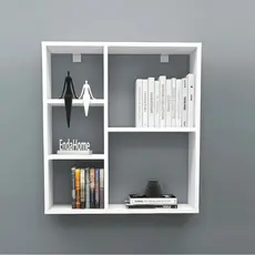 PRATELEIRA 80X80CM MODERNA E FUNCIONAL, IDEAL PARA LIVROS E DECORAÇÃO COM MUITO ESTILO