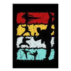 Placa Quadro Decorativo Karate Artes Marciais Ilustração  Decoração Poster Quarto Sala