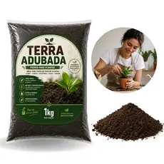 TERRA ADUBADA PLANTAÇÃO, JARDINAGEM