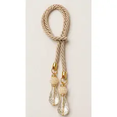 10 Cordões Decorativos com Pingente Transparente - Para saboneteira e Aromatizadores de Ambiente