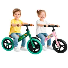 Bicicleta de Equilíbrio Infantil Sem Pedal 4 Rodas para Bebê até 30 kg Vários Modelos