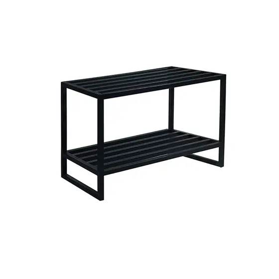 Sapateira Multiuso Organizador Assento Jasmin em Aço 80cm