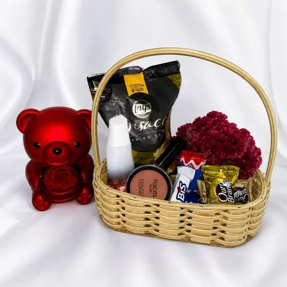 Kit 10 Cesta Fraldeira Oval 25x15x6cm , Presentes, Lembrancinhas, Organização